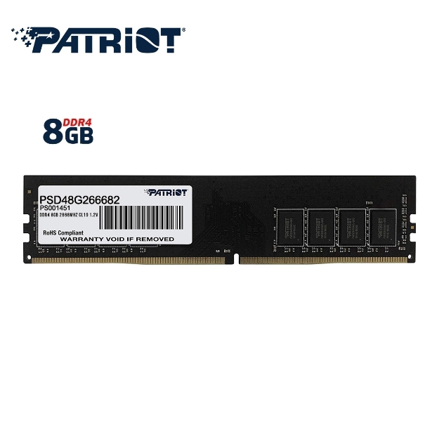Picture of ოპ. მეხსიერება Patriot Signature Line DDR4 8GB 2666MHz PC4-21300 UDIMM