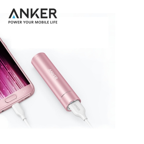 სურათი პორტატული დამტენი ANKER (A1104051) 3350MAH PINK