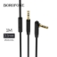 Picture of AUX Cable With Mic BOROFONE BL5 1M BLACK 3.5MM