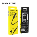 Picture of AUX Cable With Mic BOROFONE BL5 1M BLACK 3.5MM
