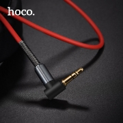 სურათი AUX კაბელი HOCO UPA02 Spring 3.5mm 1M BLACK