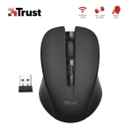 Picture of Mouse TRUST MYDO 21869 SILENT CLICK WIRELESS BLACK