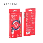 Picture of Type-C Cable BOROFONE BU13 Craft  Fast Charging 1.2M BLACK 5A