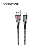 Picture of Lightning Cable BOROFONE BU23 Highway BLACK 1.2M 2.4A