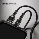 Picture of Lightning Cable BOROFONE BU17 Starlight smart power off 1.2m