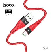 სურათი Type-C კაბელი HOCO U53 5A Flash Charging Data 1.2M RED