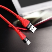 სურათი Type-C კაბელი HOCO U53 5A Flash Charging Data 1.2M RED