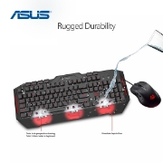 Picture of Keyboard  ASUS CERBERUS COMBO (90YH0141-B2RA00) USB BLACK