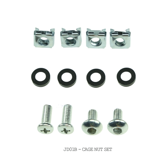 სურათი რეკის ჭანჭიკების კომპლექტი JD01B CAGE NUT SET 10