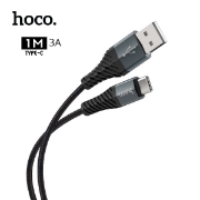 Picture of Type-C Cable HOCO X38 Cool Charging data 3.0A 1m Black