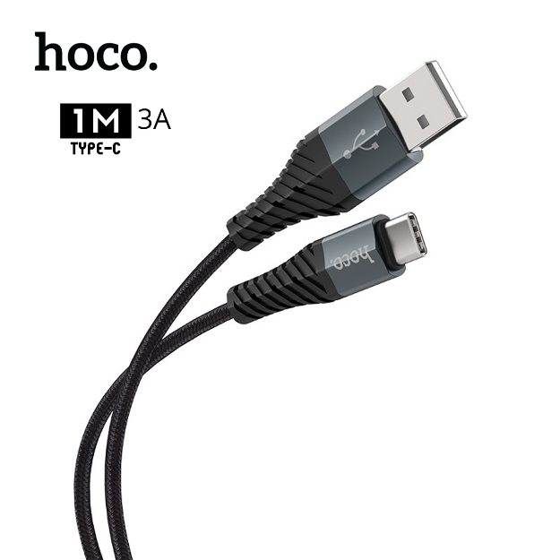 Picture of Type-C კაბელი HOCO X38 Cool Charging data 3.0A 1m Black