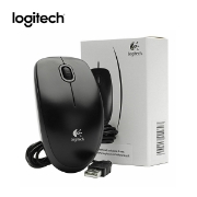სურათი მაუსი LOGITECH B100 910-003357 USB 1.8M BLACK