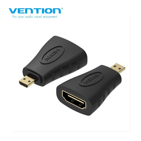 Picture of Adapter Vention H380HDD Micro HDMI Male To HDMI Female