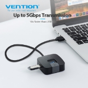 Picture of USB HUB VENTION CHABD USB3.0 0.5M Black