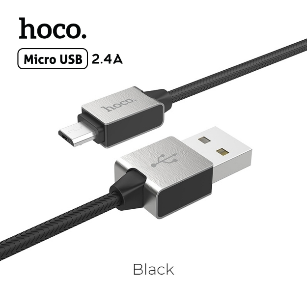 Picture of Micro USB კაბელი HOCO U49 Black 1.2M 2.4A