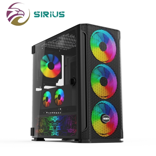 Picture of Gaming RGB Case SIRIUS AX1 MID TOWER