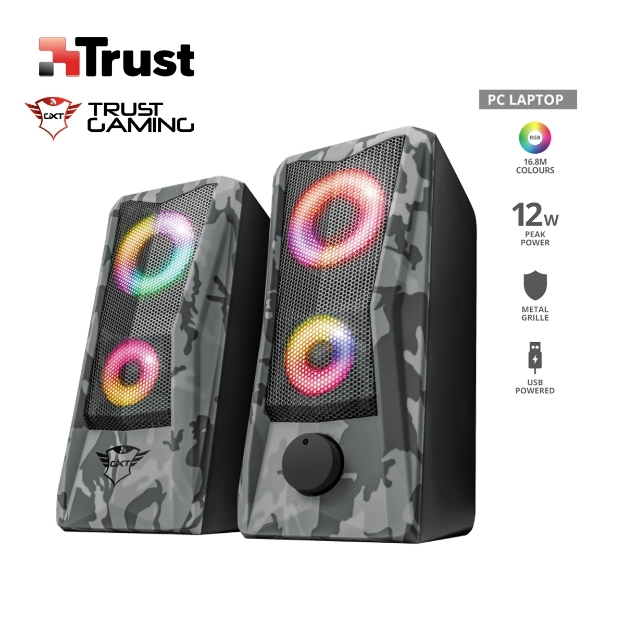 Picture of Speaker TRUST GXT 606 Javv 23379 RGB-Illuminated 2.0 