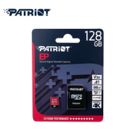 Picture of მეხსიერების ბარათი Patriot PEF128GEP31MCX 128GB EP Series MICRO SDXC V30