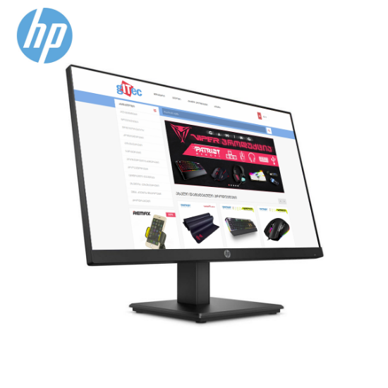 სურათი მონიტორი HP P224 21.5-inch Monitor 21.5" IPS (5QG34AS) Black