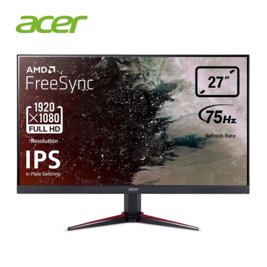 სურათი მონიტორი ACER NITRO VG270 UM.HV0EE.001 27" IPS LED Full HD 1ms 75Hz Black