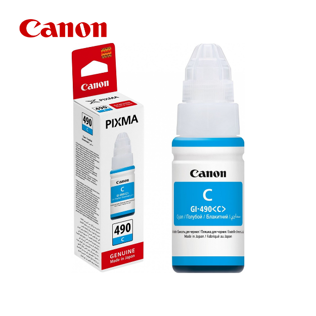 Picture of კატრიჯი Canon GI-490  (0664C001AA) Cyan