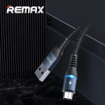Picture of Micro USB კაბელი REMAX RC-152m Colorful Light 2.4A Data 1M Black