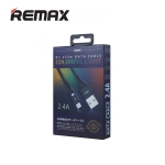 Picture of Micro USB Cable REMAX RC-152m Colorful Light 2.4A Data 1M Black