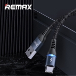 Picture of Type-C Cable REMAX RC-152A Colorful Light 2.4A Data 1M Black