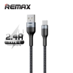 Picture of Type-C Cable REMAX RC-064A Sury 2 2.4A Durable Nylon Braide 1M Black