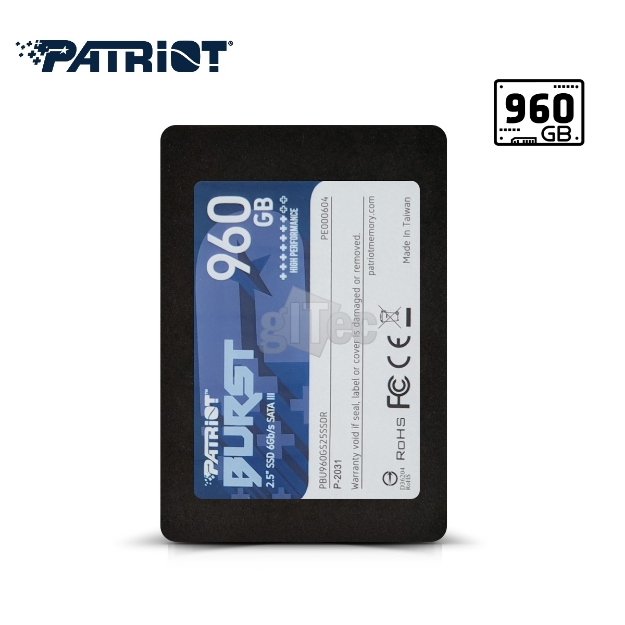 Picture of SSD მყარი დისკი Patriot BURST 2.5" 960GB SSD (PBU960GS25SSDR)
