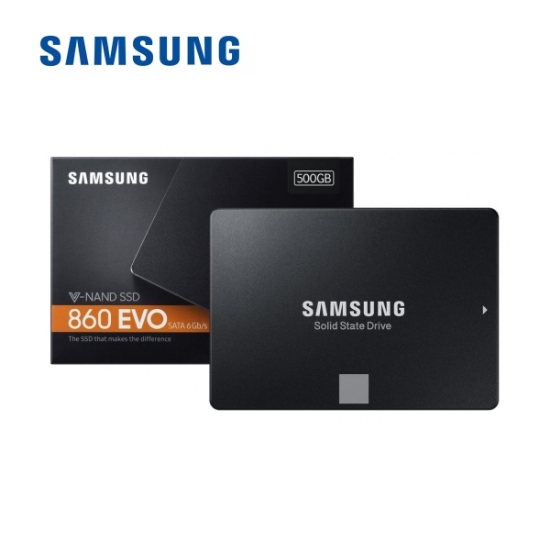 Picture of SSD Hard Drive Samsung 860 EVO 500GB SATA 6GB/S (MZ-76E500BW)