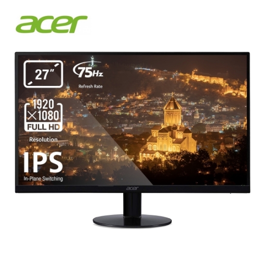 სურათი მონიტორი ACER SA270 UM.HS0EE.A01 27" IPS LED Full HD 4ms 75Hz Black