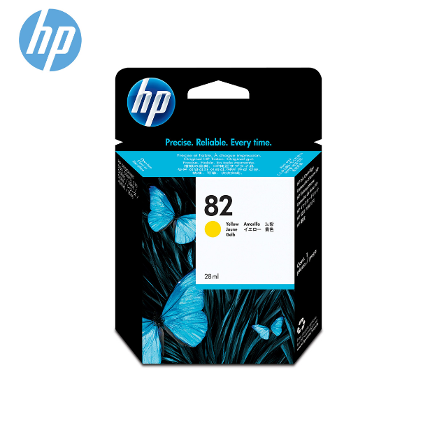 Picture of Cartridge HP 82 Original Ink  (CH568A) Yellow
