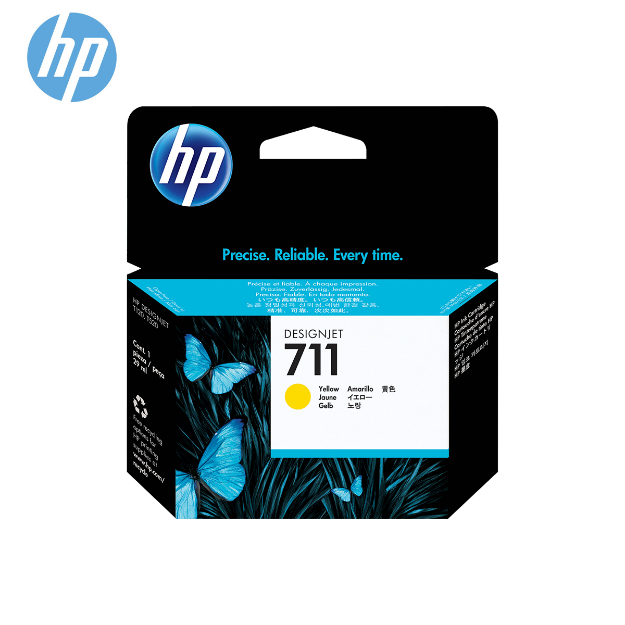 Picture of კატრიჯი HP 711 Original Ink  (CZ132A) Yellow