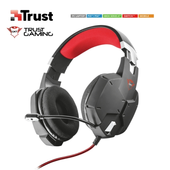 სურათი ყურსასმენი TRUST GXT322 DYNAMIC 3.5mm 4 pole BLACK