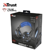 სურათი ყურსასმენი TRUST GXT 350 RADIUS  22052 USB 7.1 SURROUND BLACK