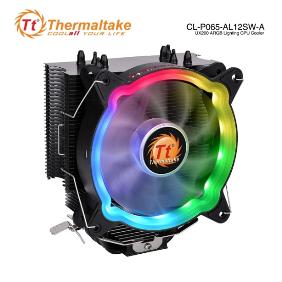 Picture of Processor Cooler THERMALTAKE CL-P065-AL12SW-A RGB 4Pin PWM