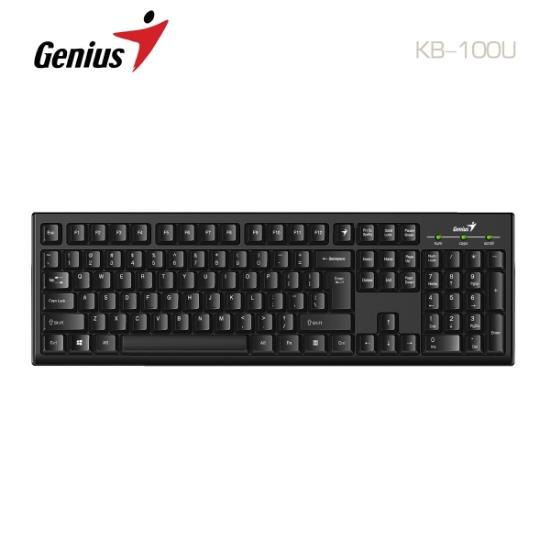 სურათი კლავიატურა GENIUS KB-100U USB BLACK