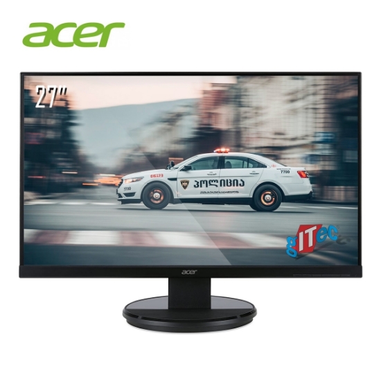 სურათი მონიტორი Acer K272HL UM.HX3EE.E01 27″ VA LED FullHD 4ms 60Hz Black