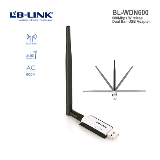 სურათი USB Wi-FI ადაპტერი LB-LINK BL-WDN600 5Ghz Dual band 5 dBi