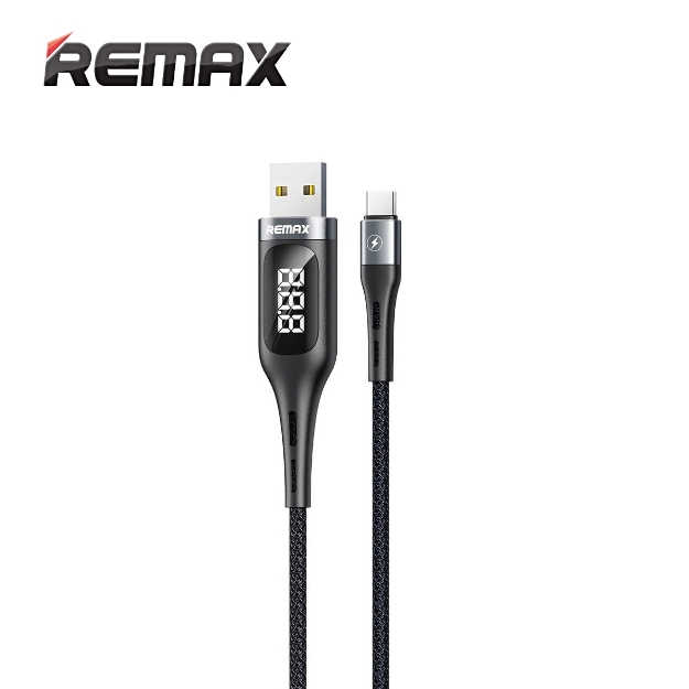 Picture of Type-C Cable REMAX RC-096a Leader 2.1A Data 1.2m Black