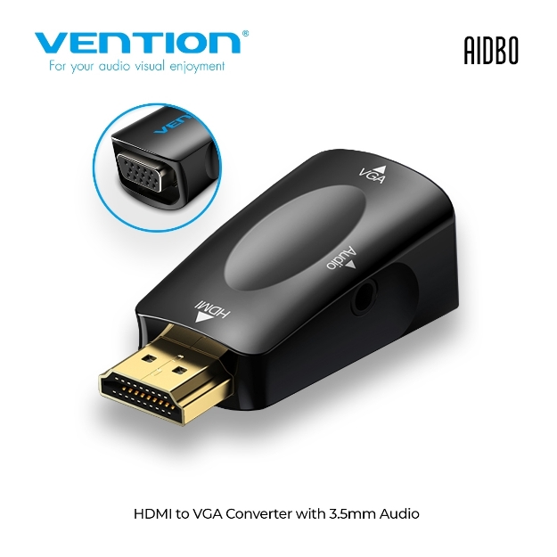 Picture of გადამყვანი HDMI TO VGA VENTION AIDB0 With Audio
