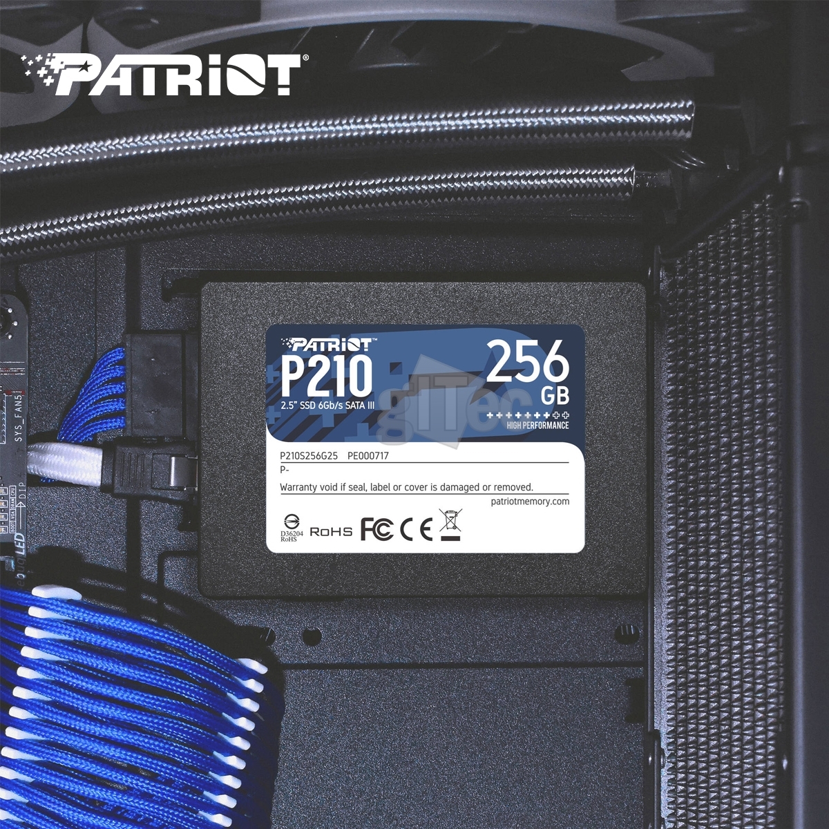 Patriot ssd 256gb p210 p210s256g25 страна производитель