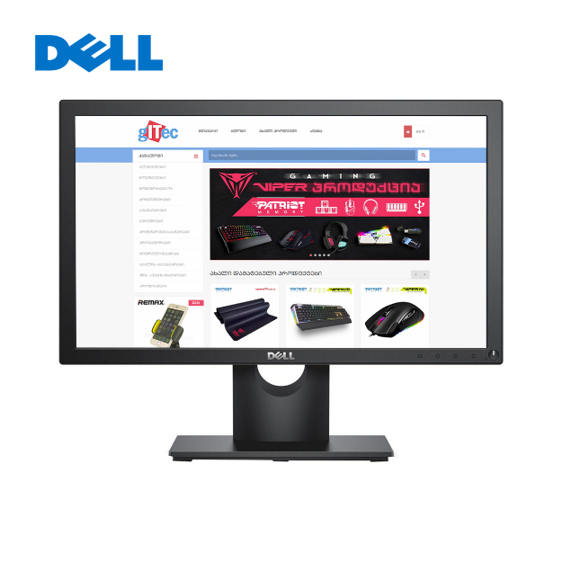 Picture of Monitor DELL LCD 18.5" E1916HV D-Sub (210-AFQP) Black