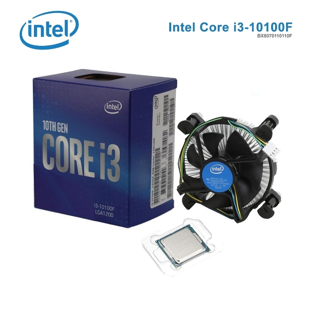Picture of Processor Intel Core i3-10100F (BX8070110110F) 6MB CASHE 4.30GHz