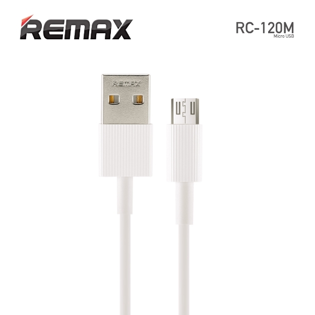 Picture of Micro USB Cable REMAX RC-120M CHAINO Data 2.1A 1M White