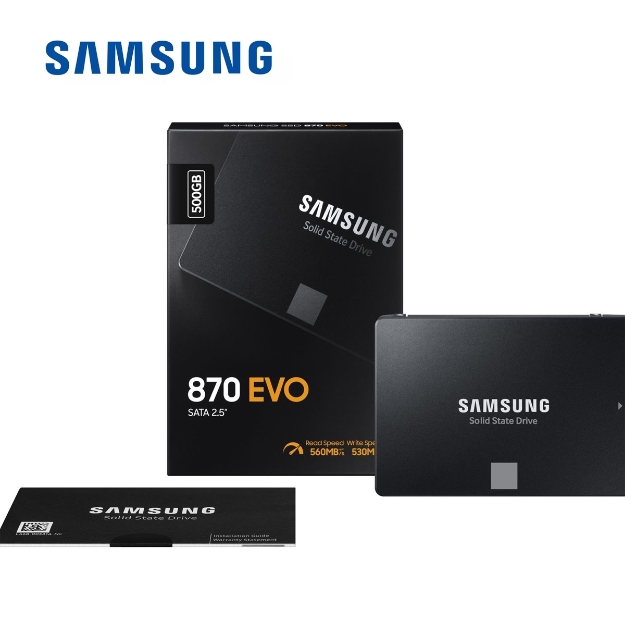 Picture of SSD მყარი დისკი Samsung EVO 870 500GB MZ-77E500BW SATAIII