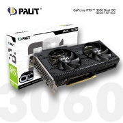 Picture of Video Card PALIT RTX 3060 Dual OC 12GB (NE63060T19K9-190AD) GDDR6 192bit