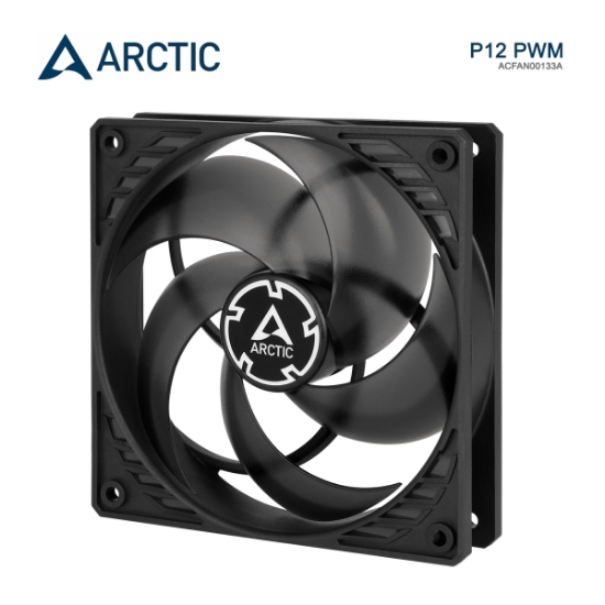 სურათი ქეისის ქულერი ARCTIC P12 PWM ACFAN00133A 120mm 4pin Black/transparent