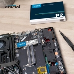 Picture of M.2 SSD Hard Drive Crucial P2CT500P2SSD8 500GB PCI Gen3 X4